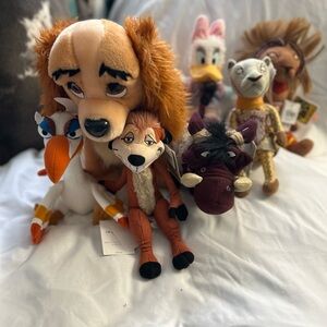 Disney Plush Collection. Broadway Lion King Set. Daisy and Vintage Lasy